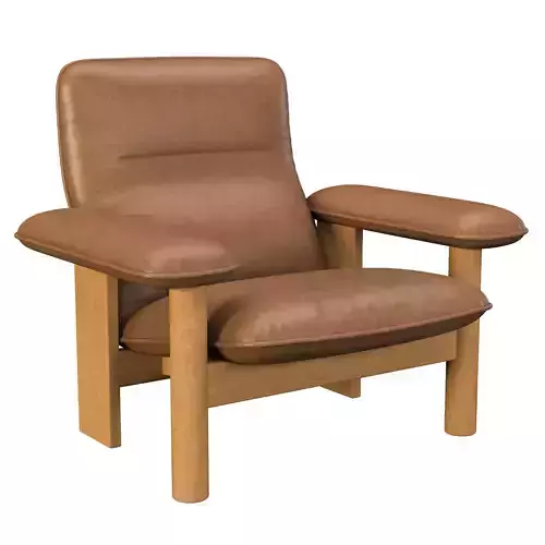 Brasilia Lounge Chair 3D model