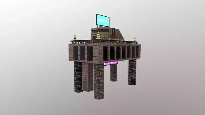 Cyberpunk City - Building 12