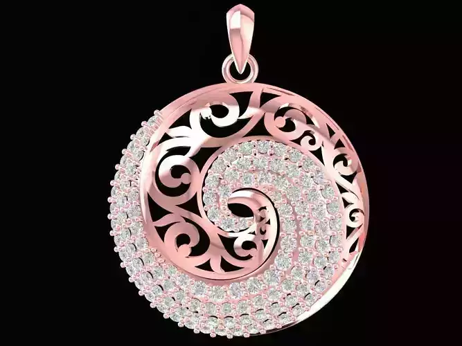 LUXURY DIAMOND KOREA PENDANT 2984