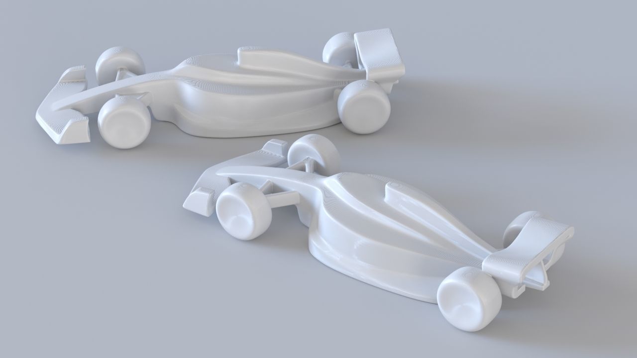Formula Figurine - printable model 3D print model_1