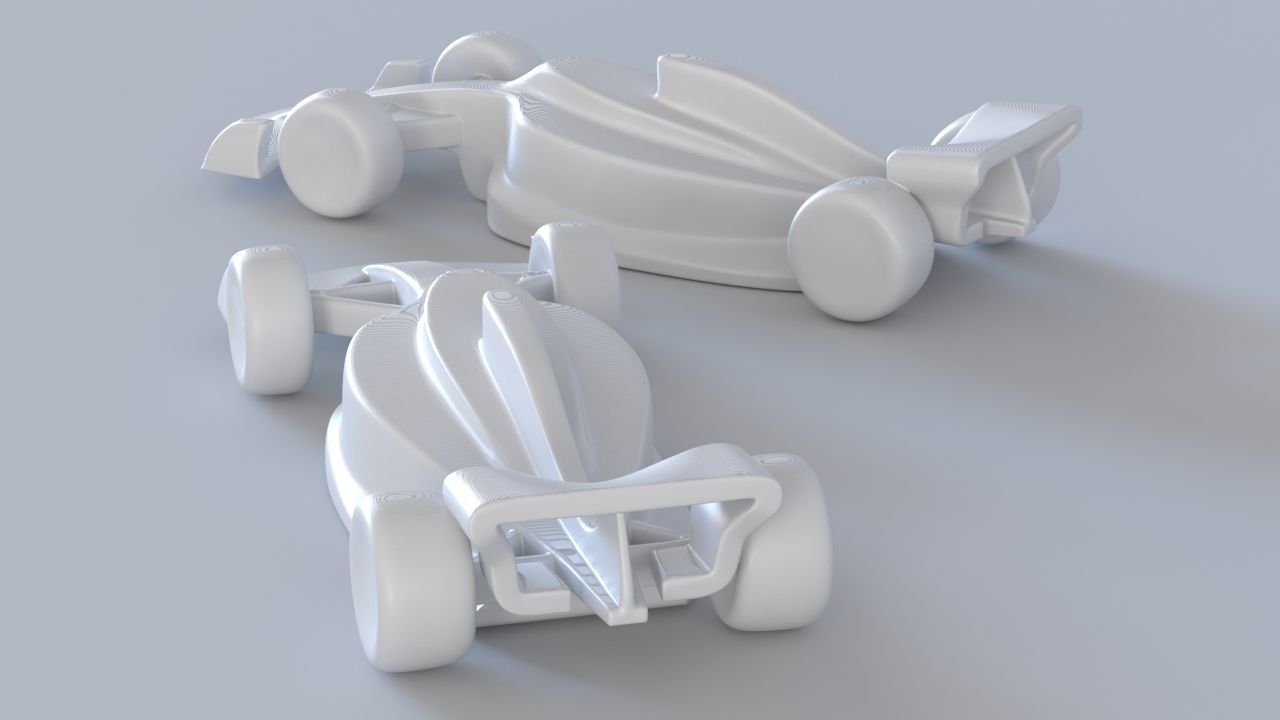 Formula Figurine - printable model 3D print model_2