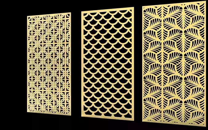 3d model and vector file of cnc cutting