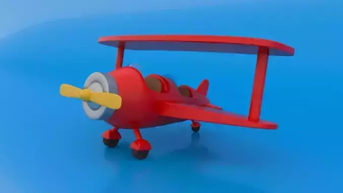 plane toy 3D model