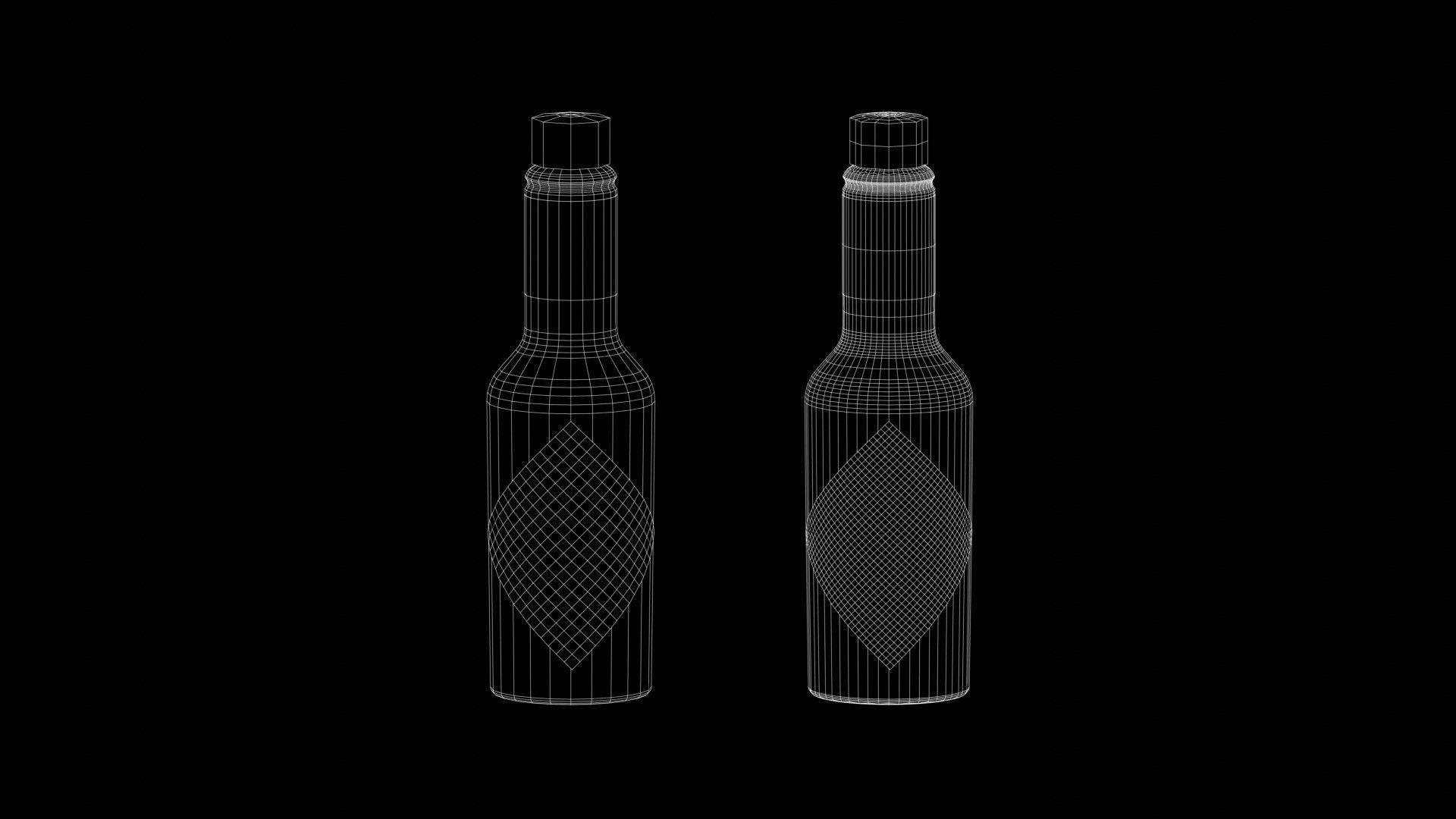 Tabasco chipotle Low-poly 3D model_7