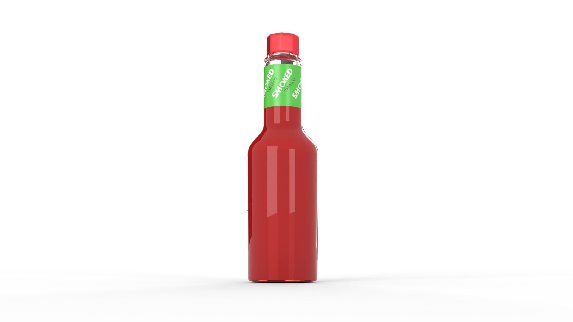 Tabasco chipotle Low-poly 3D model_3