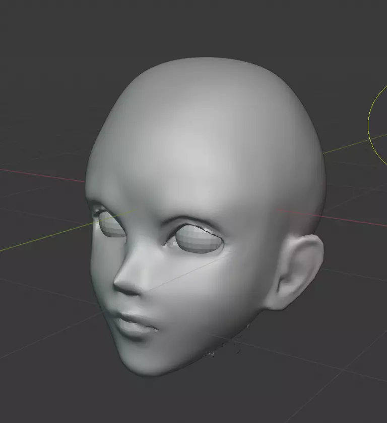 illustrationhead head Free 3D model_0