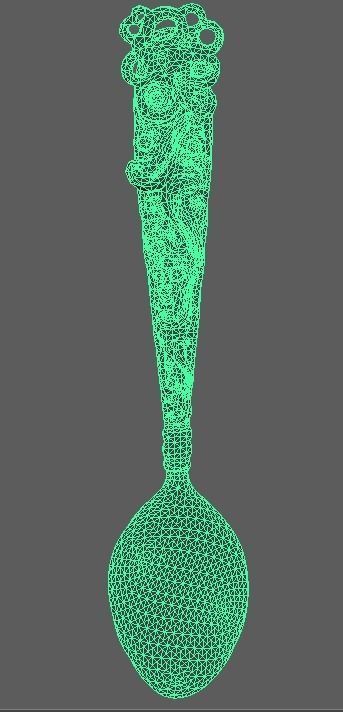 Fancy spoon 3D model_10