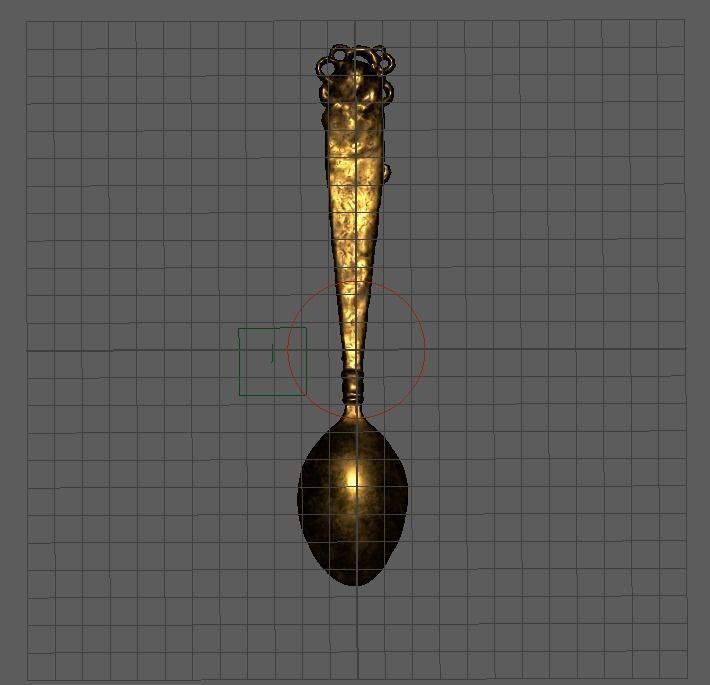 Fancy spoon 3D model_5
