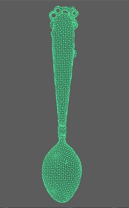 Fancy spoon 3D model_11