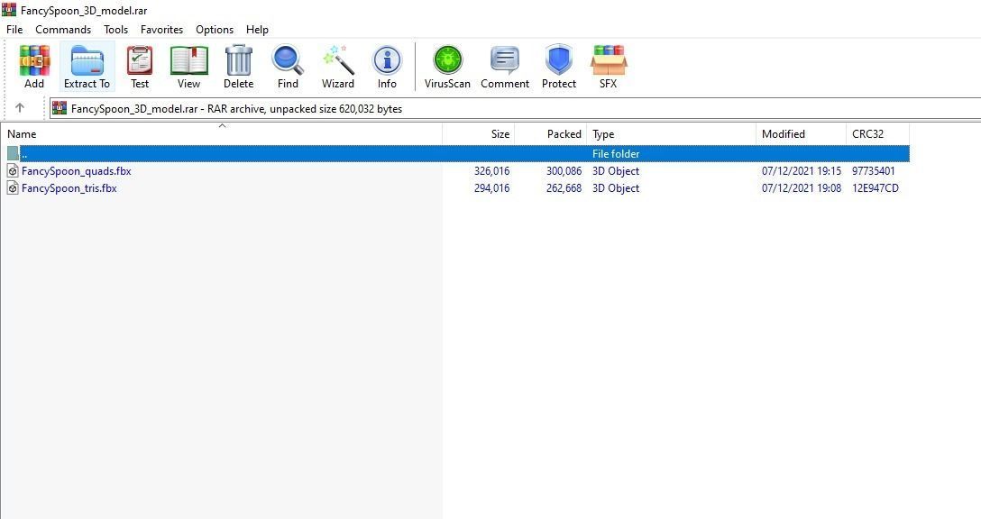 Fancy spoon 3D model_7