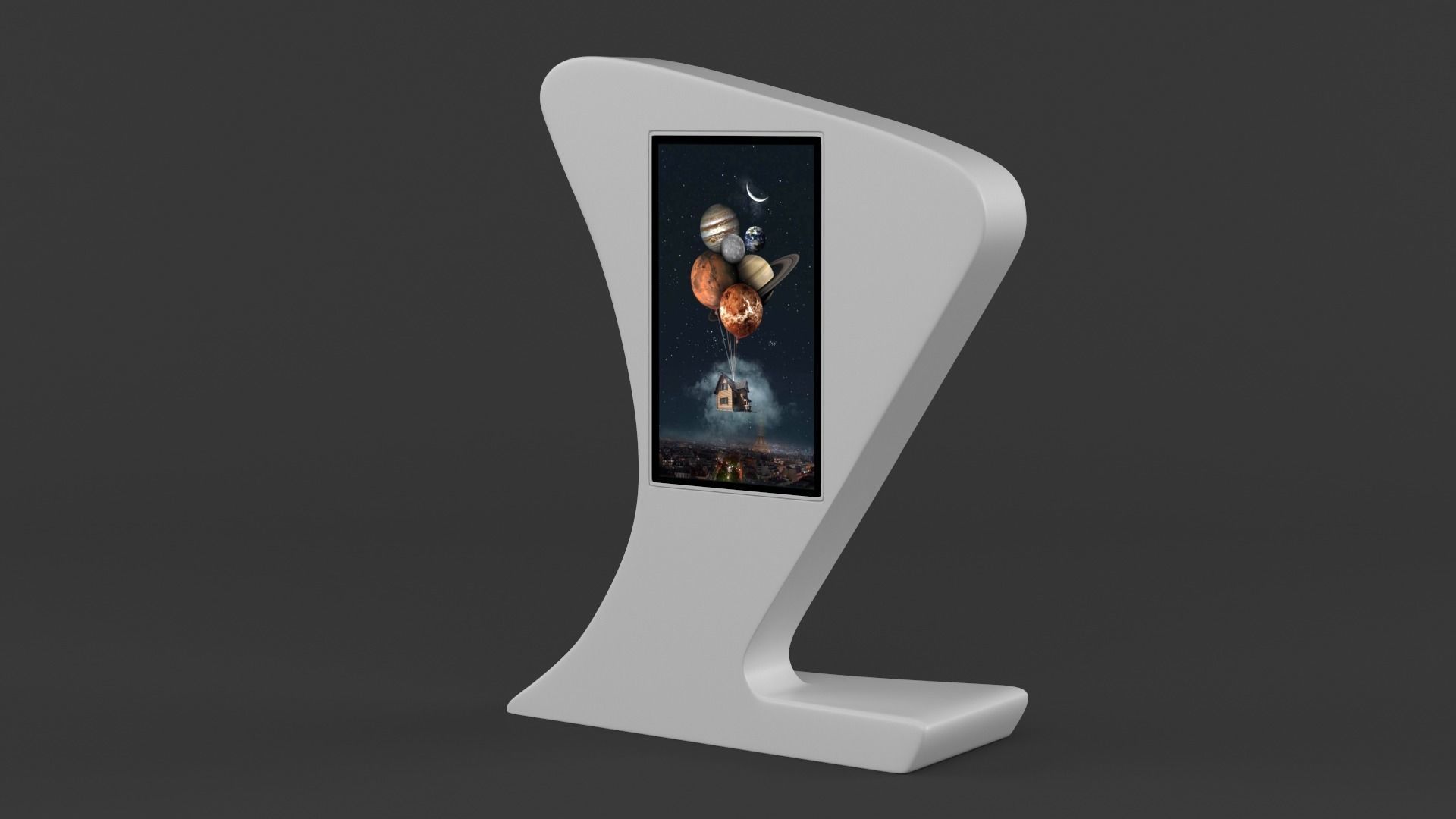 Information Kiosk 3D model_2