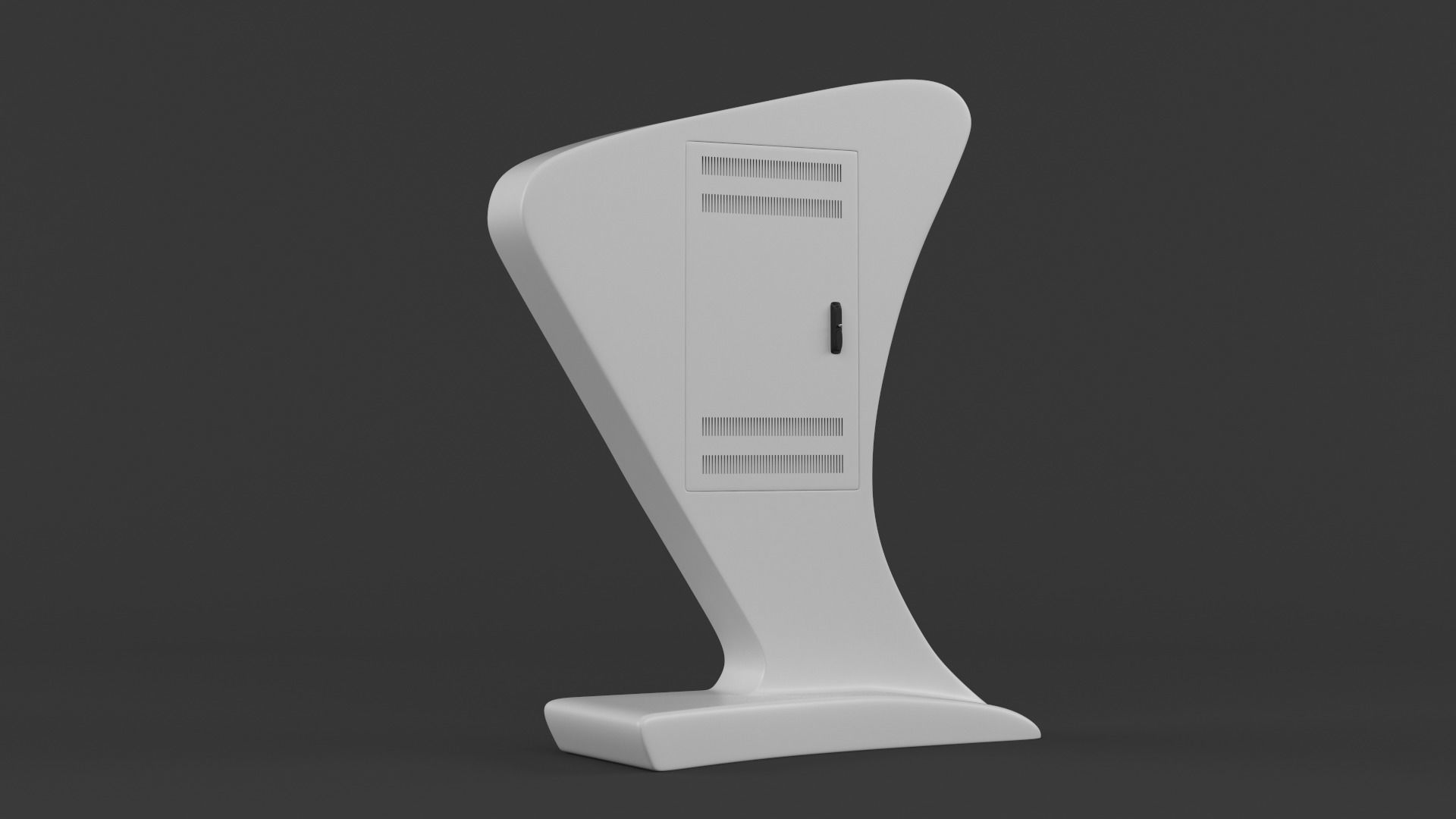 Information Kiosk 3D model_3