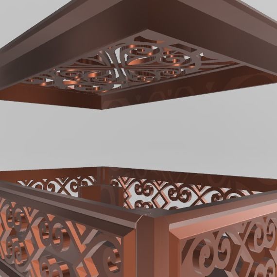 Playing Cards and Tarot Box 3D print model_7