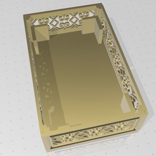 Playing Cards and Tarot Box 3D print model_9