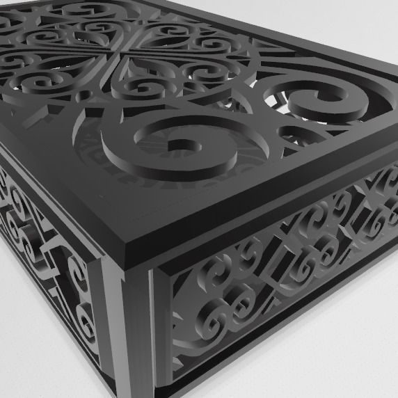 Playing Cards and Tarot Box 3D print model_5