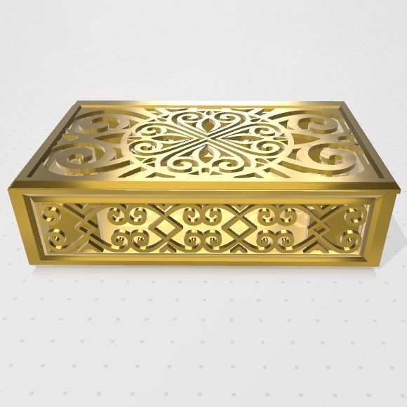 Playing Cards and Tarot Box 3D print model_4