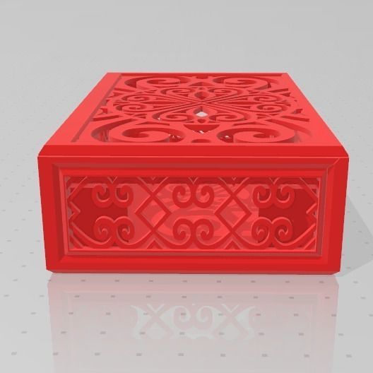Playing Cards and Tarot Box 3D print model_13