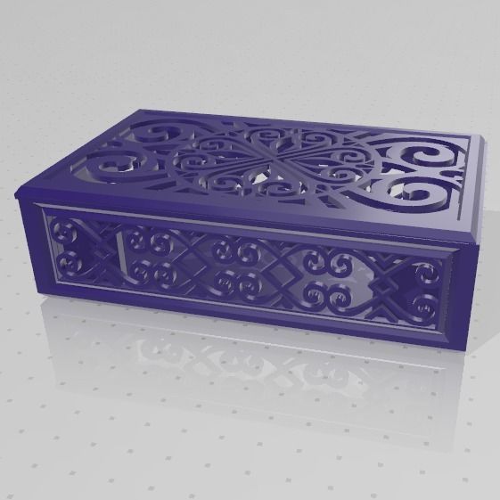 Playing Cards and Tarot Box 3D print model_16