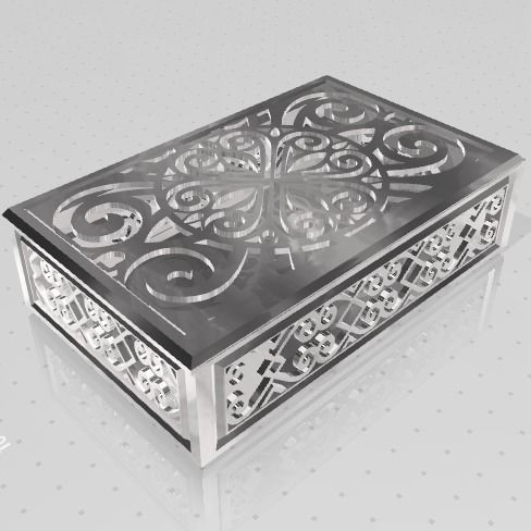 Playing Cards and Tarot Box 3D print model_21