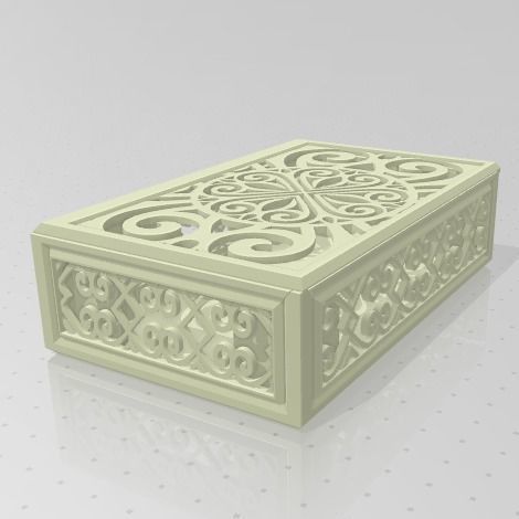 Playing Cards and Tarot Box 3D print model_20