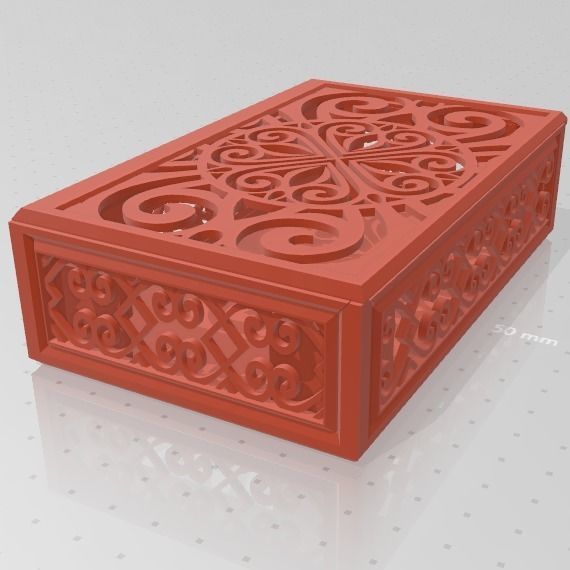 Playing Cards and Tarot Box 3D print model_17