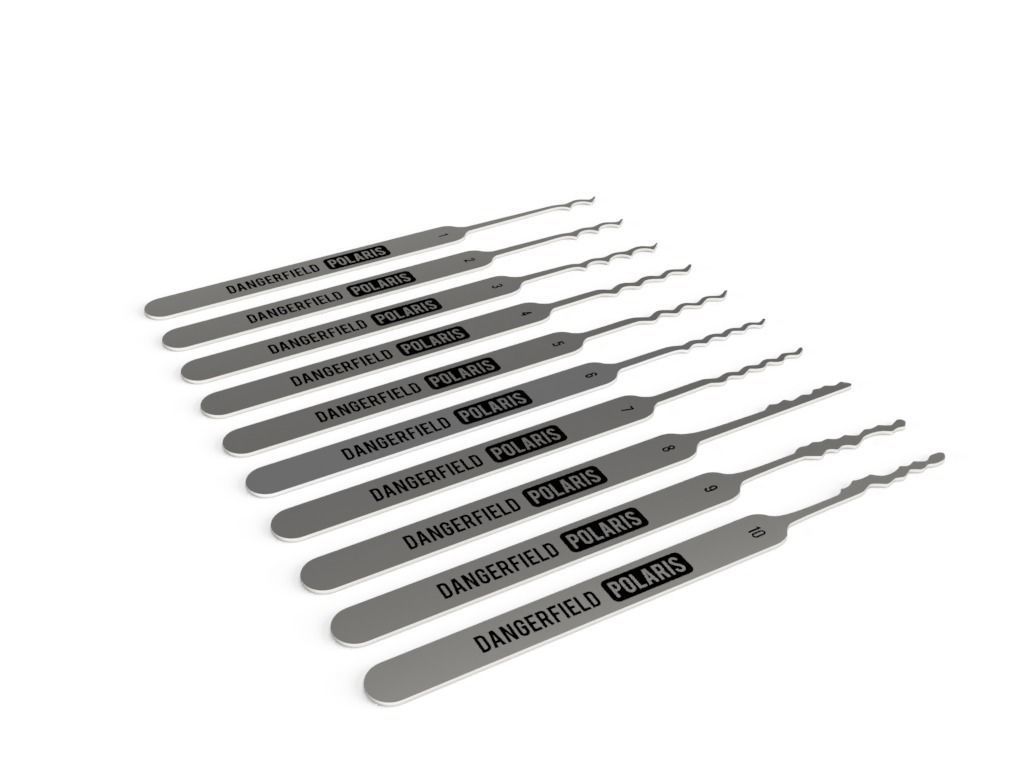 Lockpick replication set 3D print model_1