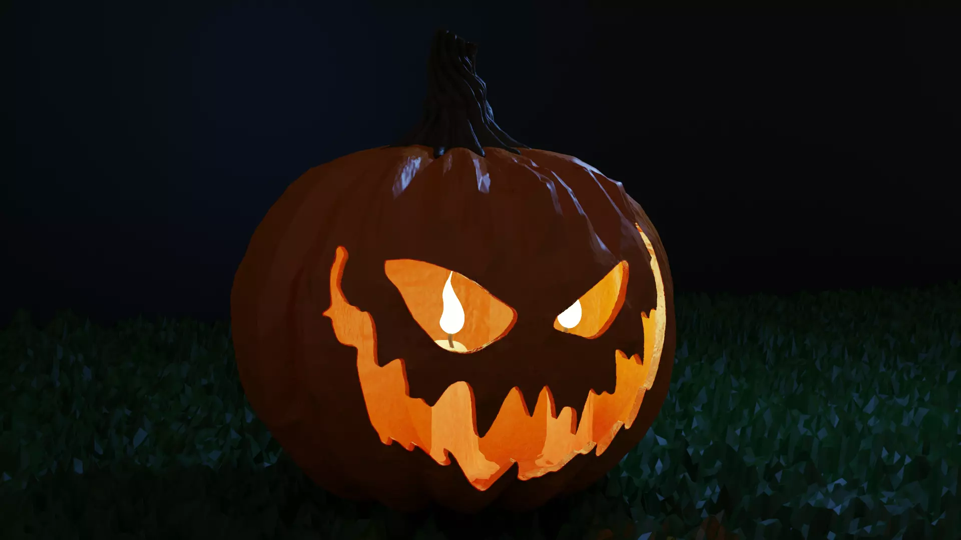 Spoopy Pumpklin 3D model_0