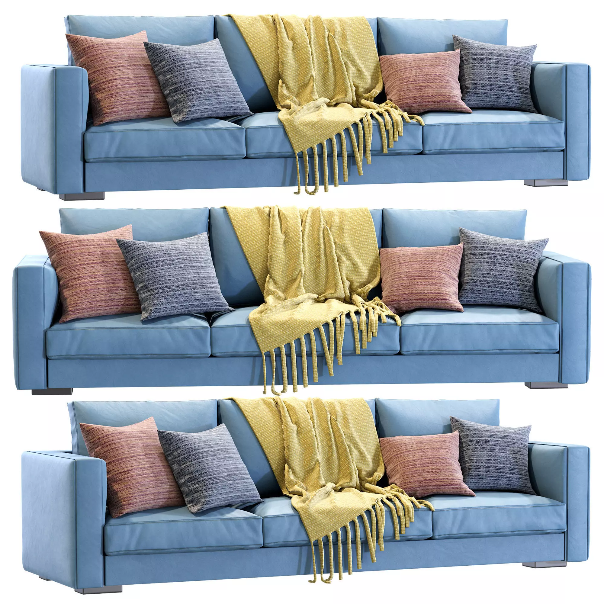 Tango Sofa Leather By Marac 3D model
