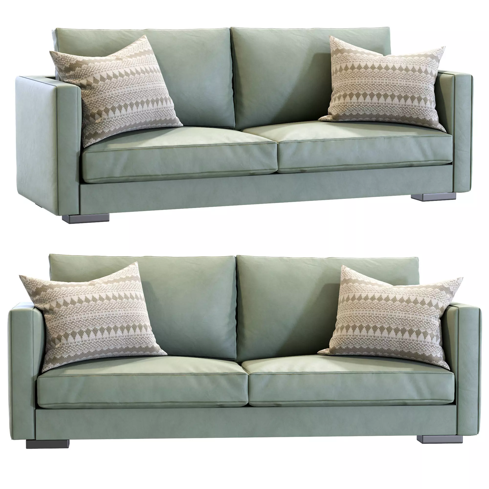 Sofa Tango Leather By Marac 3D model