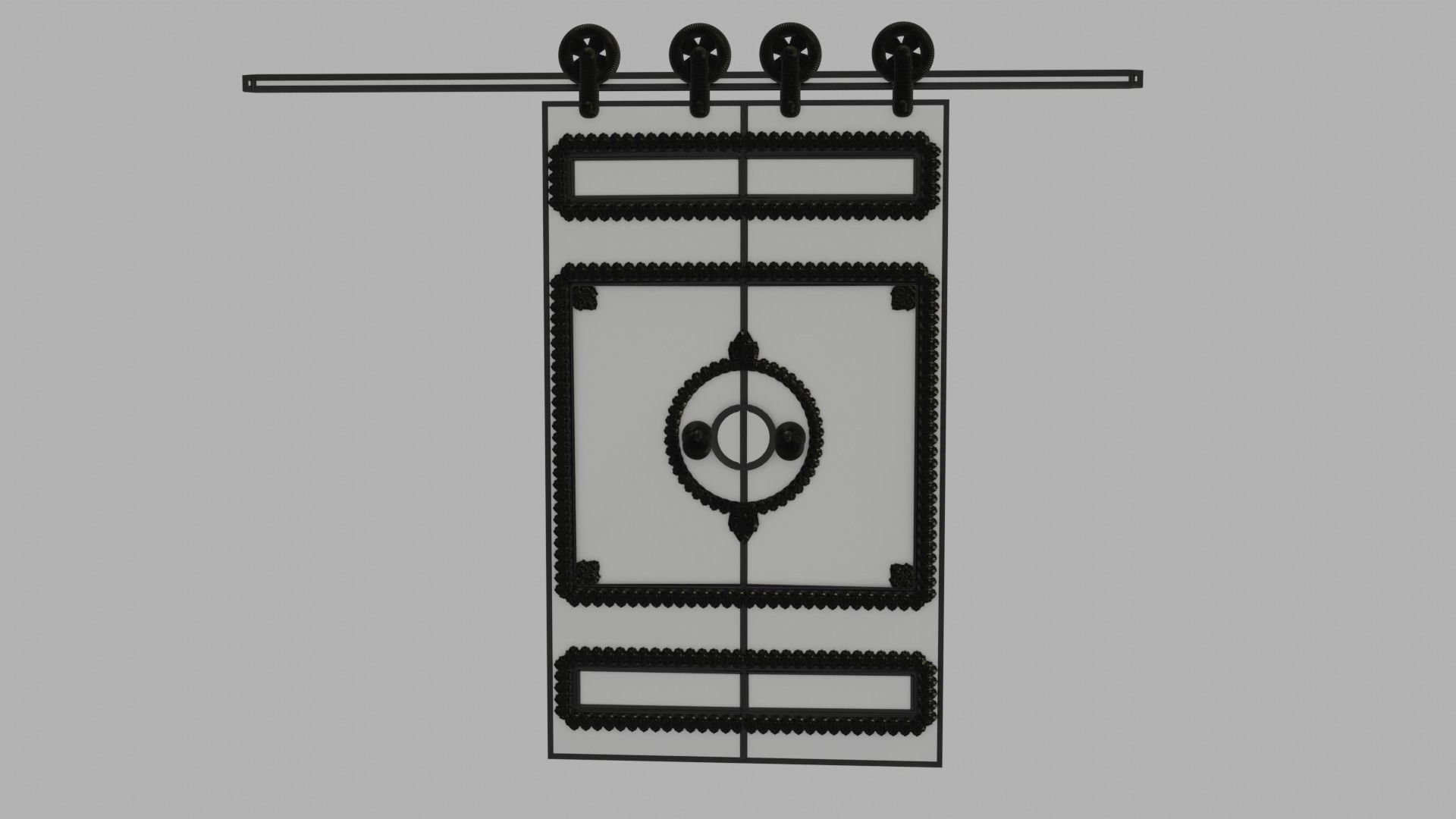 3d retro living room 3D model_14