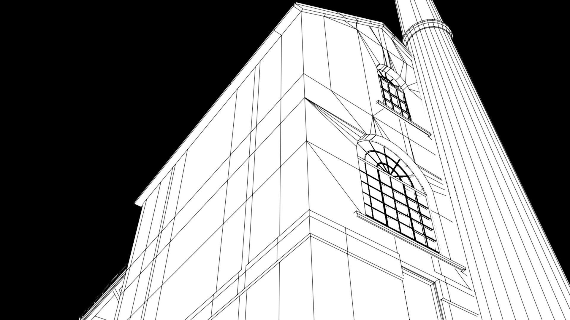 Cornish Tin Mine Low-poly 3D model_18