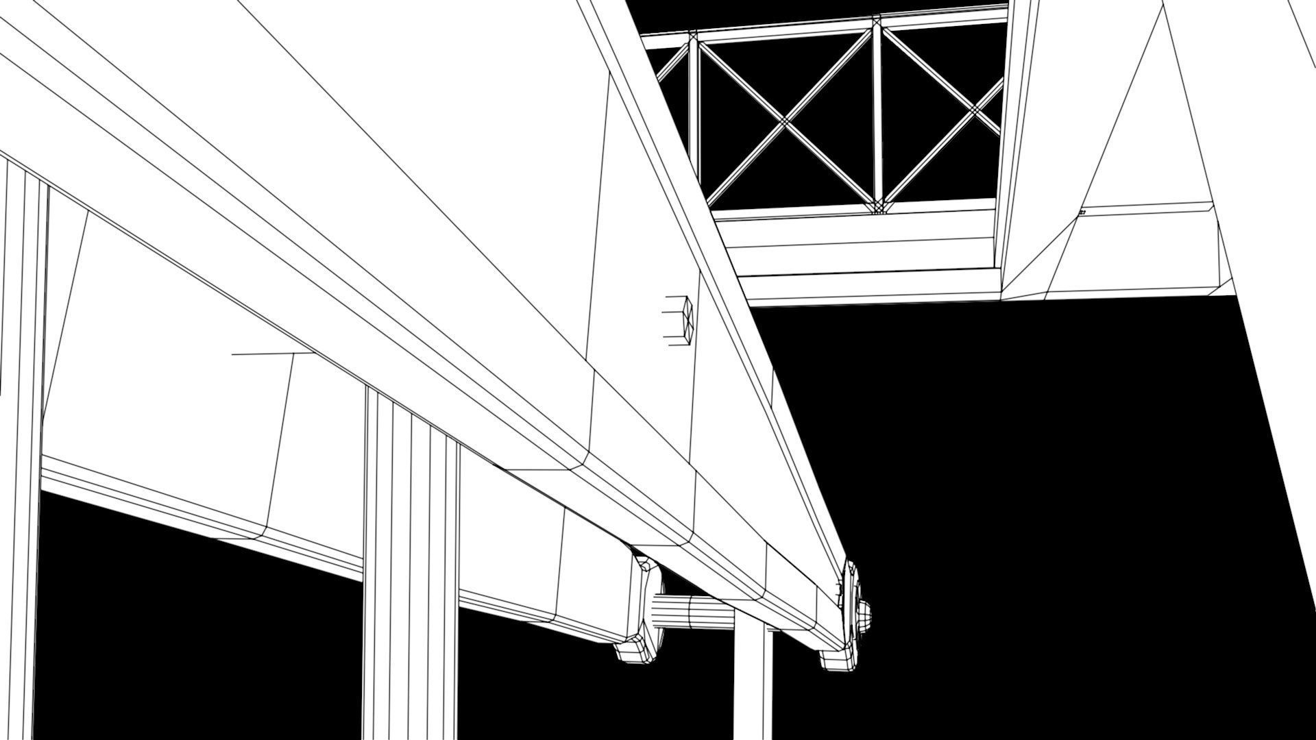 Cornish Tin Mine Low-poly 3D model_21