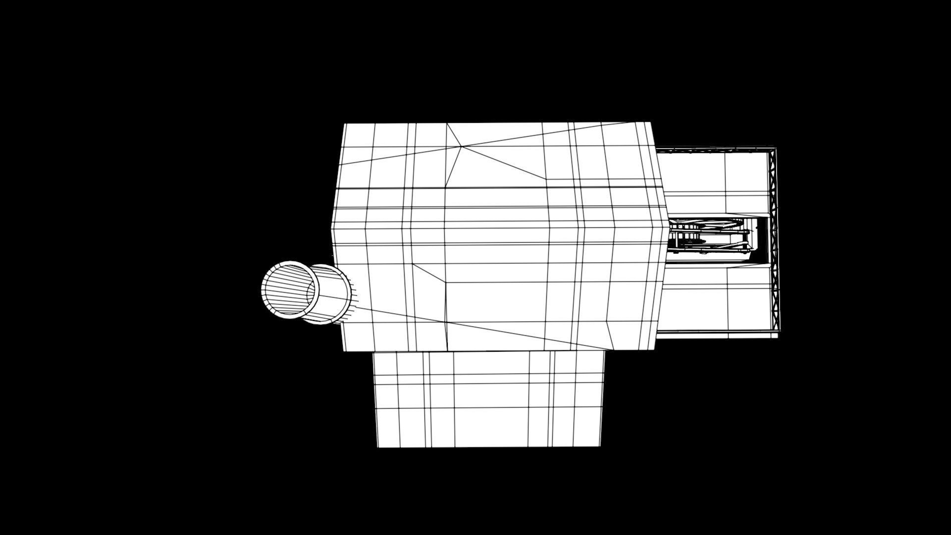 Cornish Tin Mine Low-poly 3D model_16