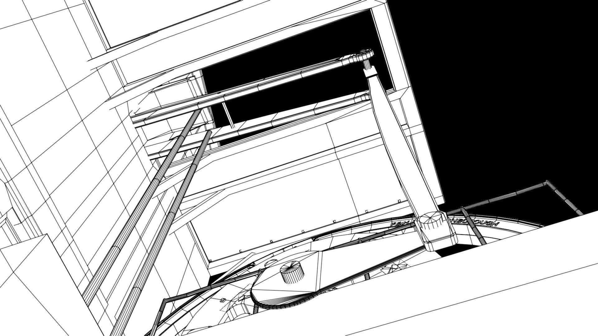 Cornish Tin Mine Low-poly 3D model_20