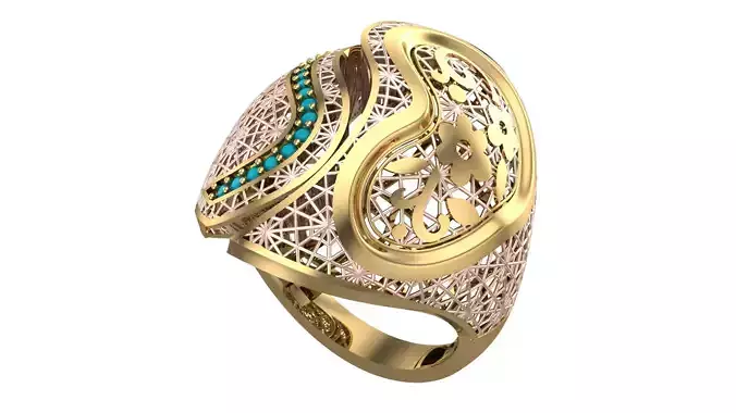 10 PCS STONES RING COLLECTION-R01