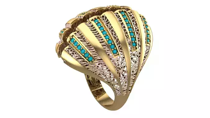 10 PCS STONES RING COLLECTION-R02