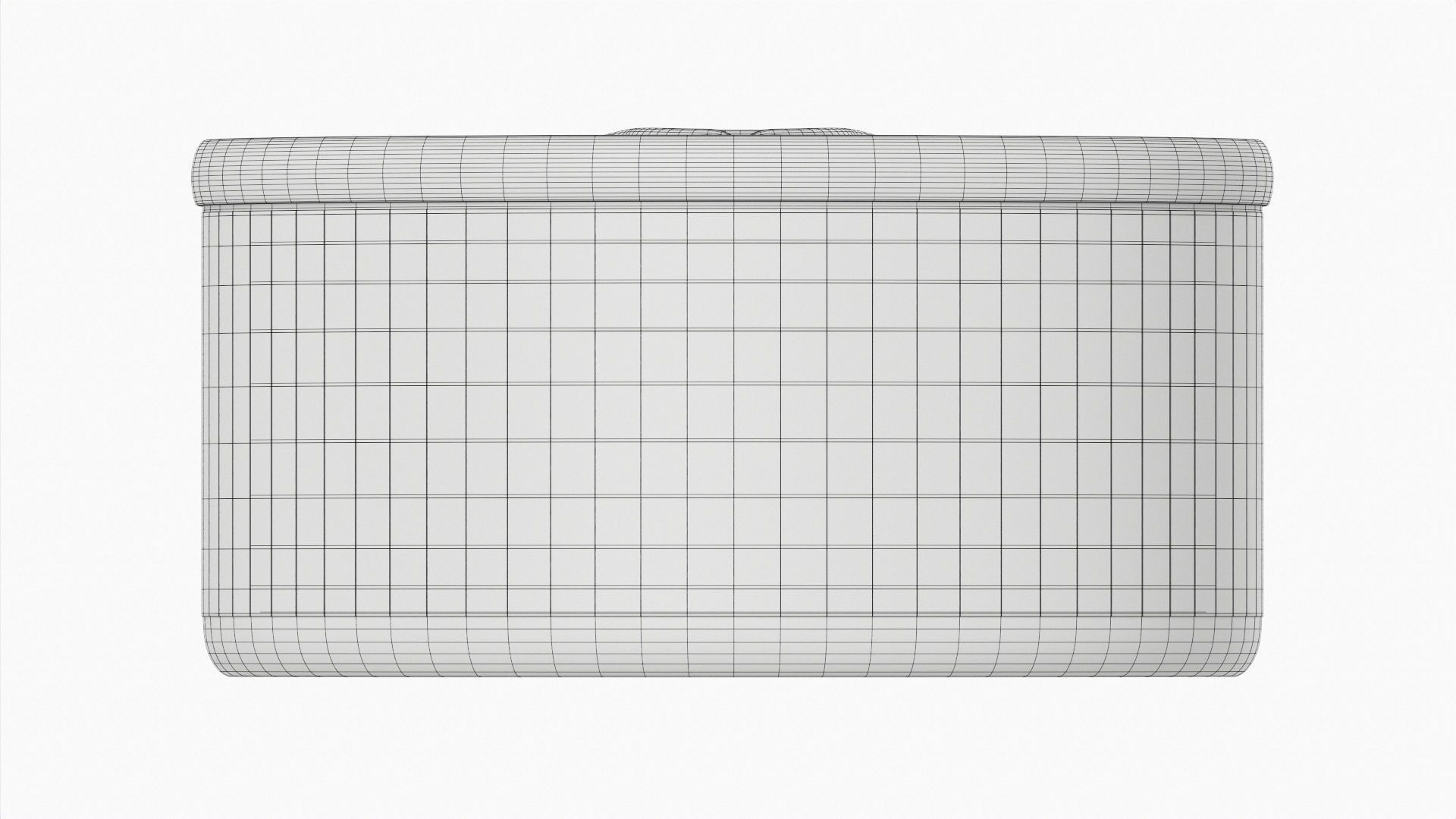 Canned food round metal tin aluminum can 013 3D model_8