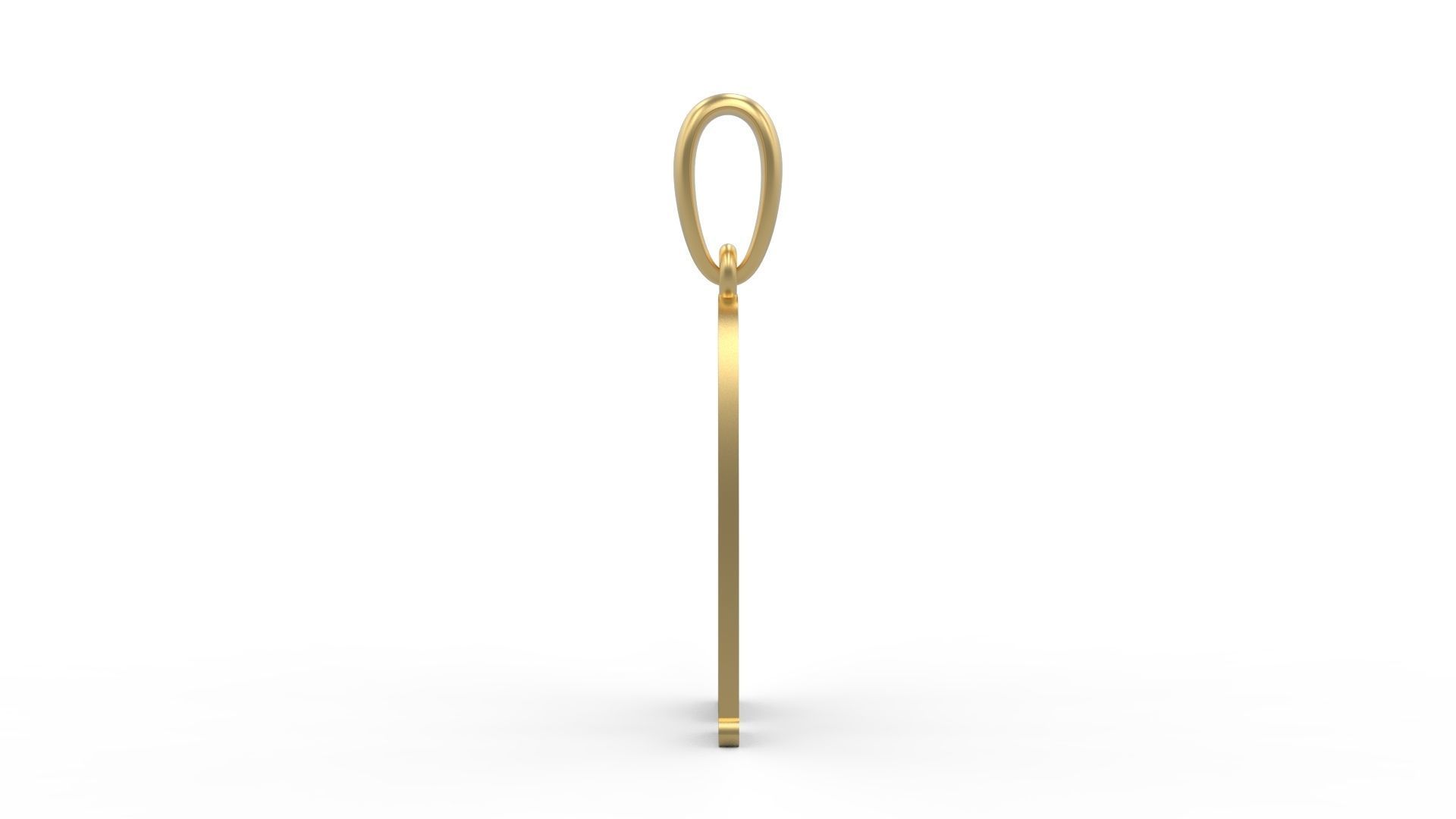 Initial Letters Pendant Funny Gang A 3D print model_2