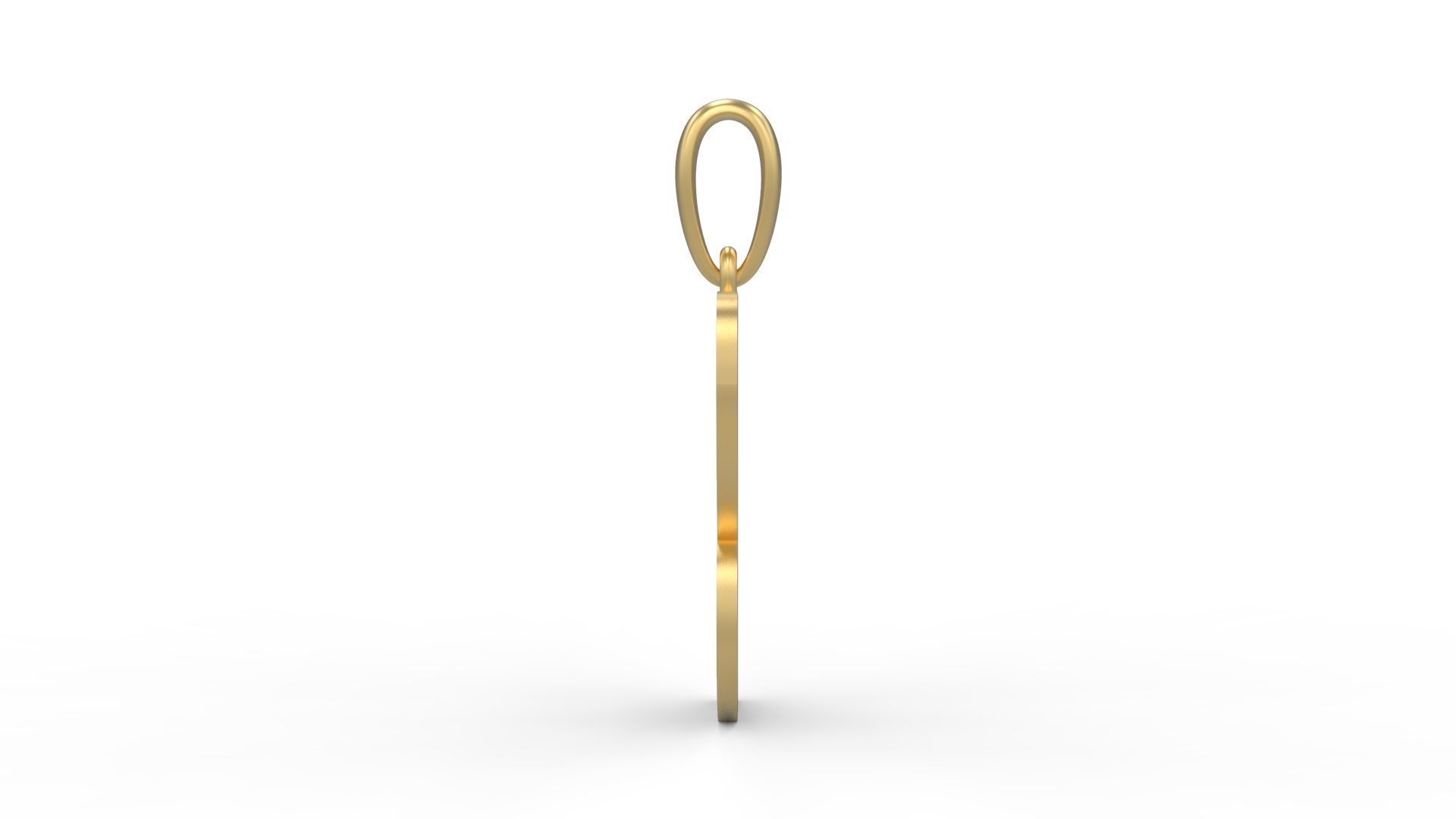 Initial Letters Pendant Funny Gang B 3D print model_2