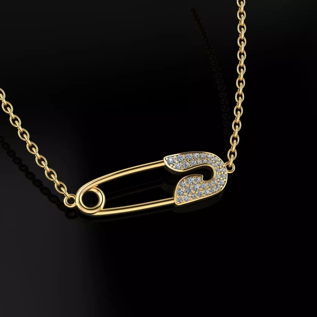 Pin Pendant 3D print model