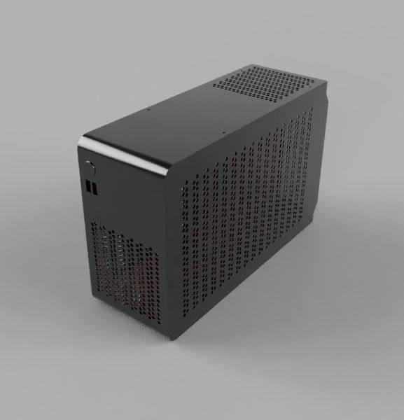 Mini ITX Case 3D print model_1