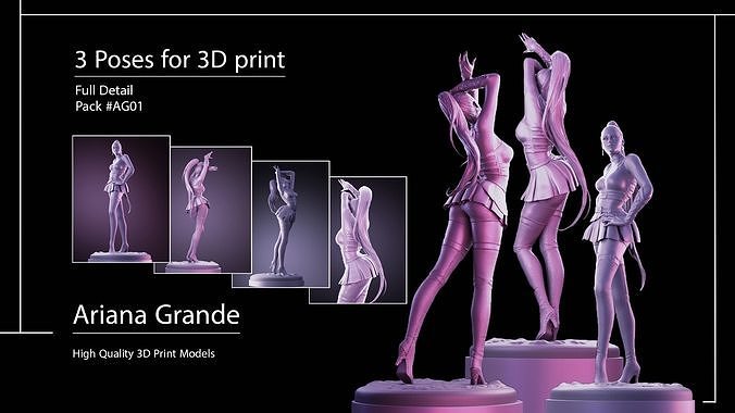 Ariana Grande Printable 3D print model