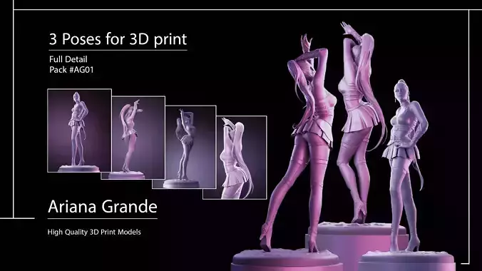 Ariana Grande Printable 3D print model
