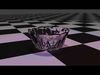 Glass Crystal Bowl Free low-poly 3D model_1