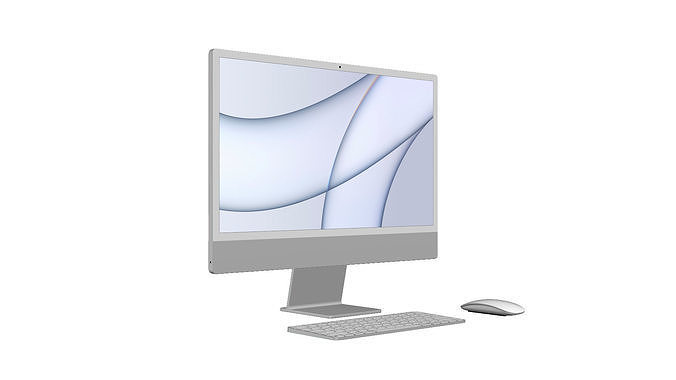 M1 iMac 24 inch - 2021  3D model