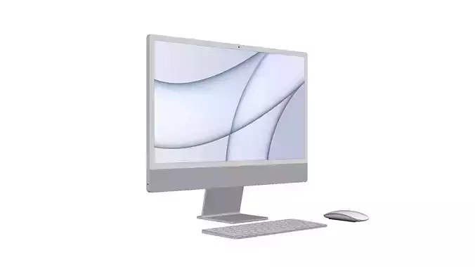 M1 iMac 24 inch - 2021  3D model