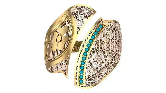 10 PCS STONES RING COLLECTION-R07