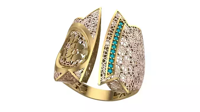 10 PCS STONES RING COLLECTION-R08