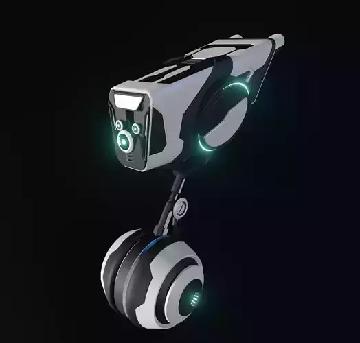 robot futuristic camera
