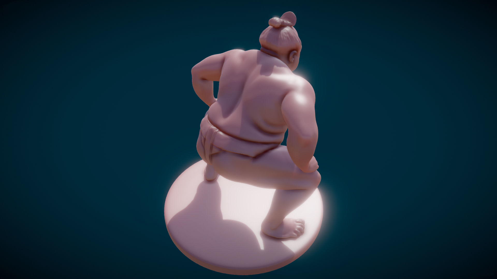 Sumo Wrestler 3D model_6